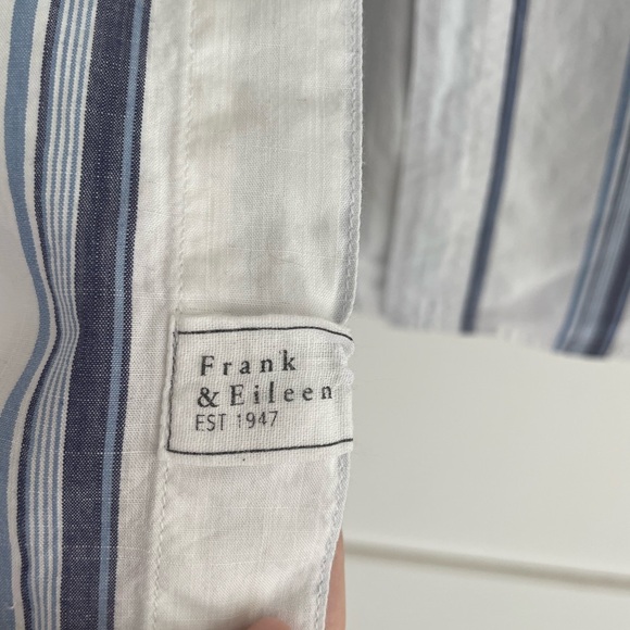 Like New Frank & Eileen Barry Striped Button Down Shirt. Medium - Picture 6 of 10